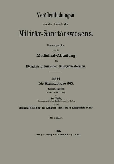 Produktbild: Die Krankentrage 1913