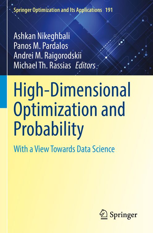 Produktbild: High-Dimensional Optimization and Probability