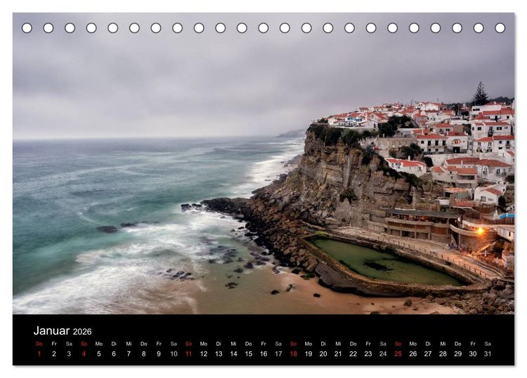 Produktbild: Wundervolles Portugal (Tischkalender 2026 DIN A5 quer), CALVENDO Monatskalender