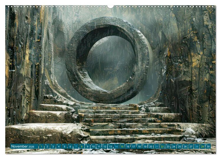 Produktbild: Mystische r&auml;tselhafte Orte (Wandkalender 2026 DIN A2 quer), CALVENDO Monatskalender