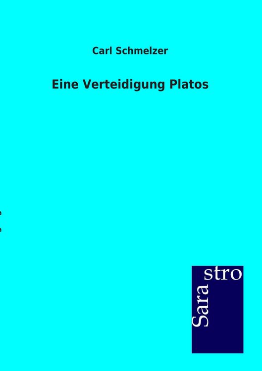 Produktbild: Eine Verteidigung Platos