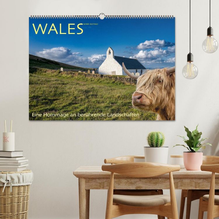 Produktbild: Wales - Eine Hommage an ber&uuml;hrende Landschaften (Wandkalender 2026 DIN A2 quer), CALVENDO Monatskalender