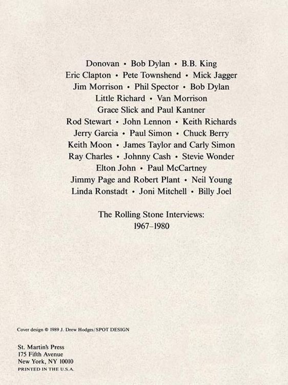Produktbild: The Rolling Stone Interviews