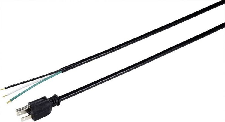 Produktbild: Sygonix SY-5043454 Strom Anschlusskabel Schwarz 2.00m