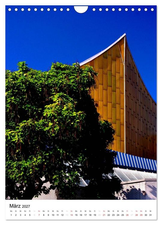 Produktbild: Philharmonie und Kammermusiksaal Berlin (Wandkalender 2027 DIN A4 hoch), CALVENDO Monatskalender