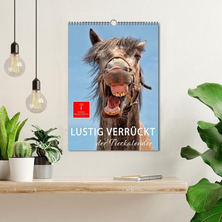 Produktbild: Lustig verr&uuml;ckt - der Tierkalender (Wandkalender 2026 DIN A3 hoch), CALVENDO Monatskalender