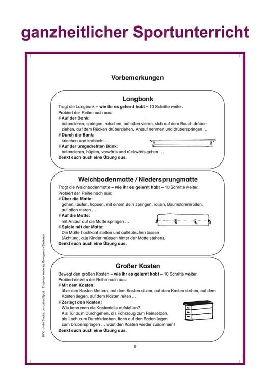 Produktbild: Lernzirkel Sport I: Erlebnisorientiertes Bewegen an Stationen