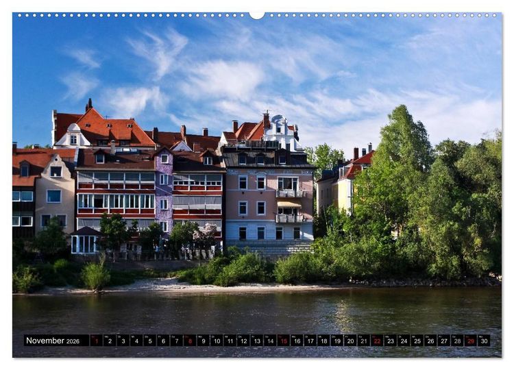 Produktbild: Romantisches Regensburg (hochwertiger Premium Wandkalender 2026 DIN A2 quer), Kunstdruck in Hochglanz
