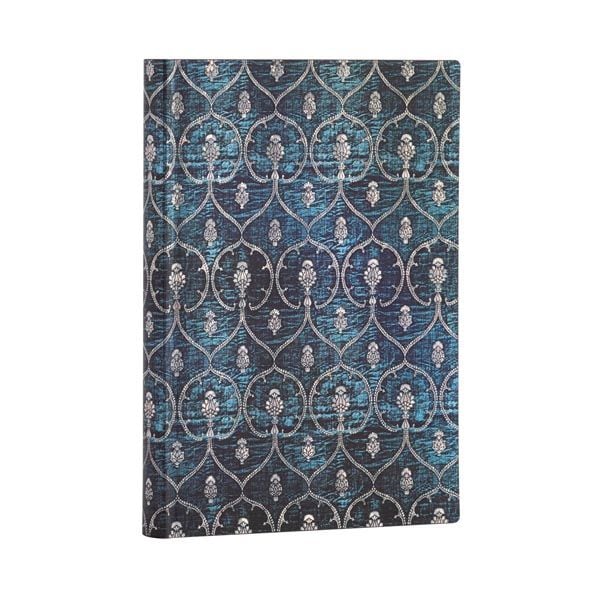 Produktbild: Softcover Notizbuch Samtblau, Midi, Liniert