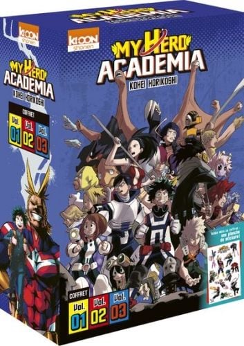 Produktbild: My hero academia : coffret tomes 1 &agrave; 3