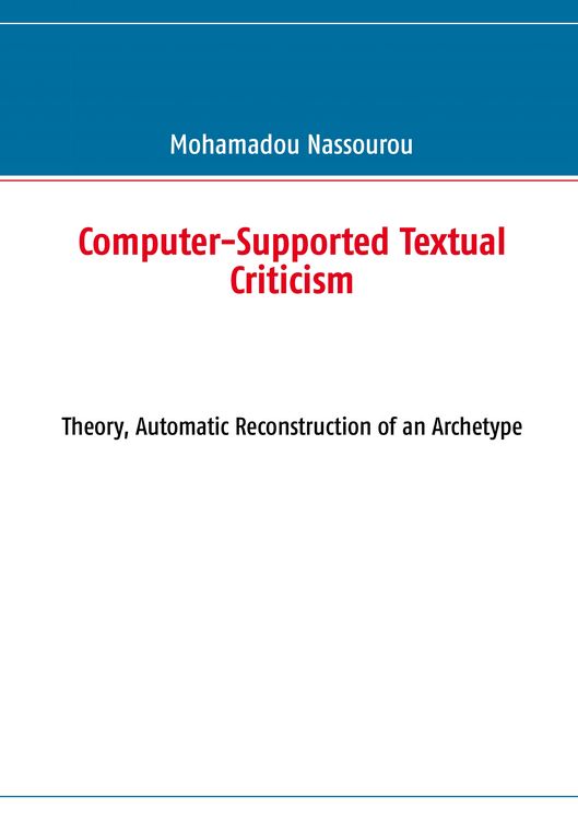 Produktbild: Computer-Supported Textual Criticism