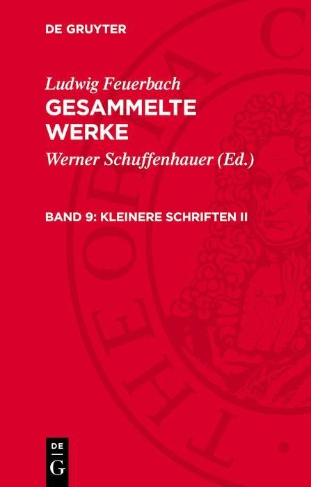 Produktbild: Kleinere Schriften II
