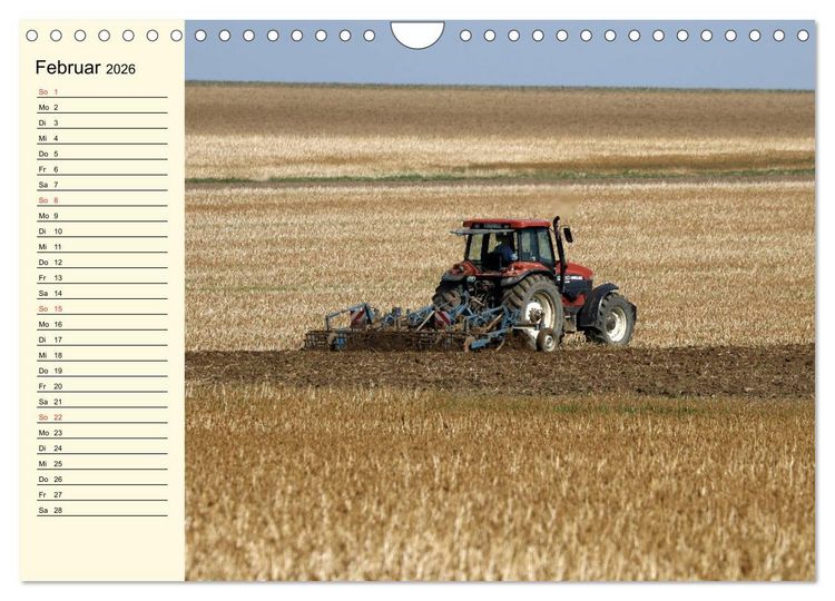Produktbild: Landwirtschaftliche Maschinen im Einsatz (Wandkalender 2026 DIN A4 quer), CALVENDO Monatskalender