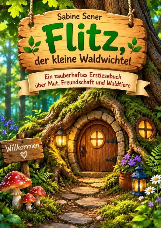 Produktbild: Flitz, der kleine Waldwichtel Ein zauberhaftes Erstlesebuch &uuml;ber Mut, Freundschaft und Waldtiere