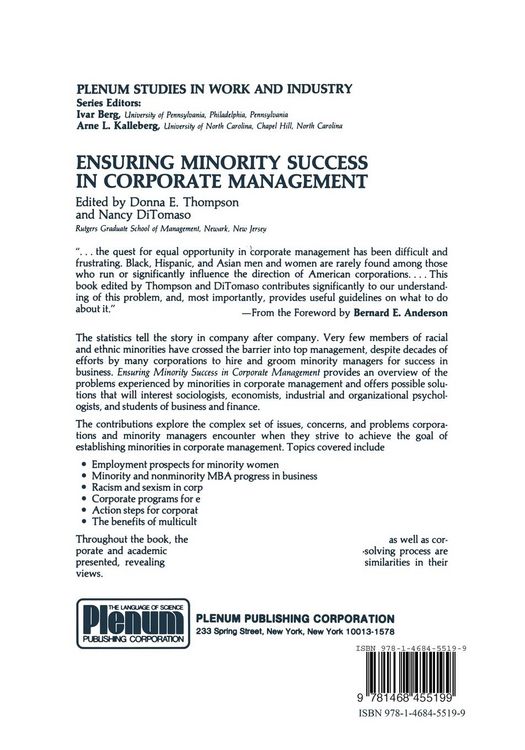 Produktbild: Ensuring Minority Success in Corporate Management