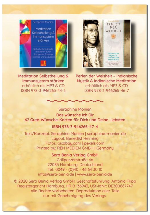 Produktbild: Das w&uuml;nsche ich Dir | 62 Achtsamkeitskarten | Lebensweisheiten, Coaching & Empowerment | sch&ouml;ne Geschenkidee