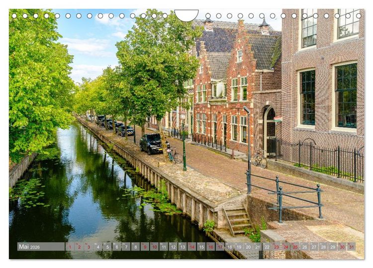 Produktbild: Ein Blick auf Edam (Wandkalender 2026 DIN A4 quer), CALVENDO Monatskalender