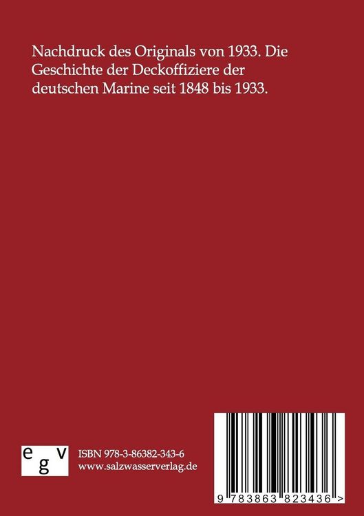 Produktbild: Deckoffiziere der deutschen Marine