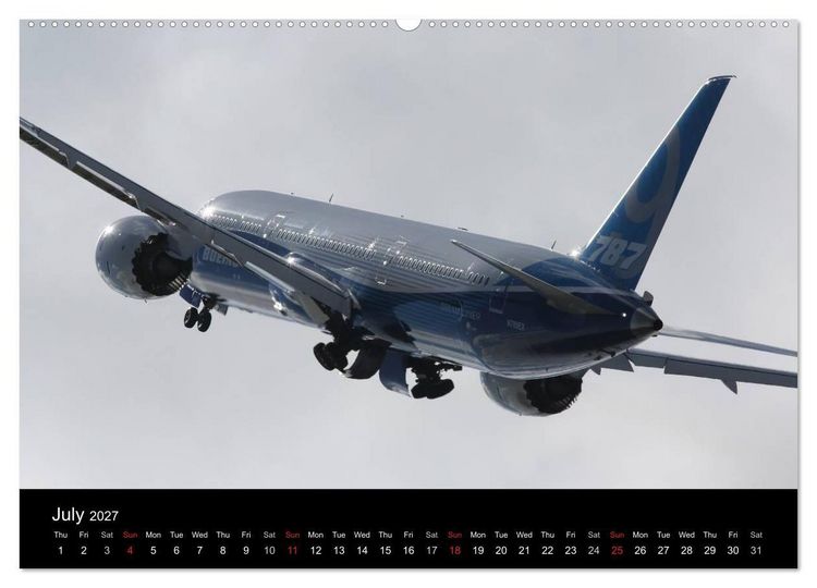 Produktbild: Big Jets (High Quality Premium Wall Calendar 2027 DIN A2 landscape),CALVENDO 12 Month Wall Calendar