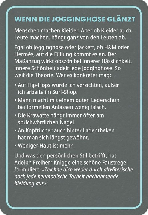 Produktbild: 50 Fragen an Knigge zum Thema B&uuml;ro