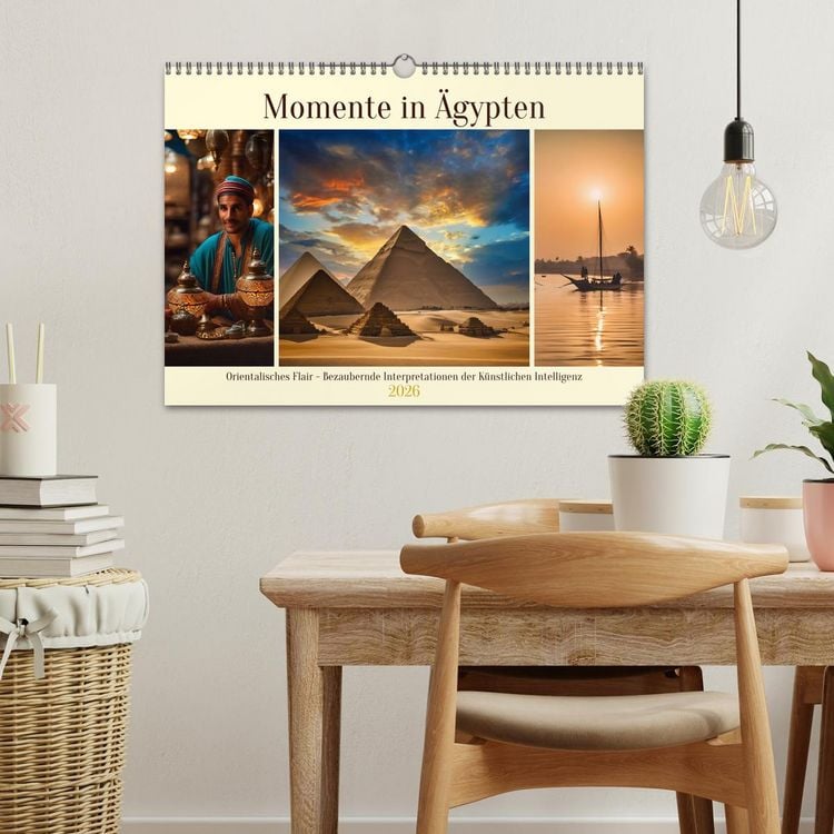 Produktbild: Momente in &Auml;gypten (Wandkalender 2026 DIN A3 quer), CALVENDO Monatskalender