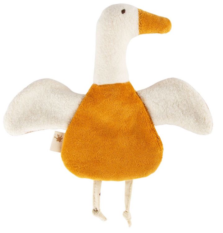 Produktbild: Sigikid 39980 - Knistertuch Gans, sigibaby Greifling, Baumwolle, 17 cm