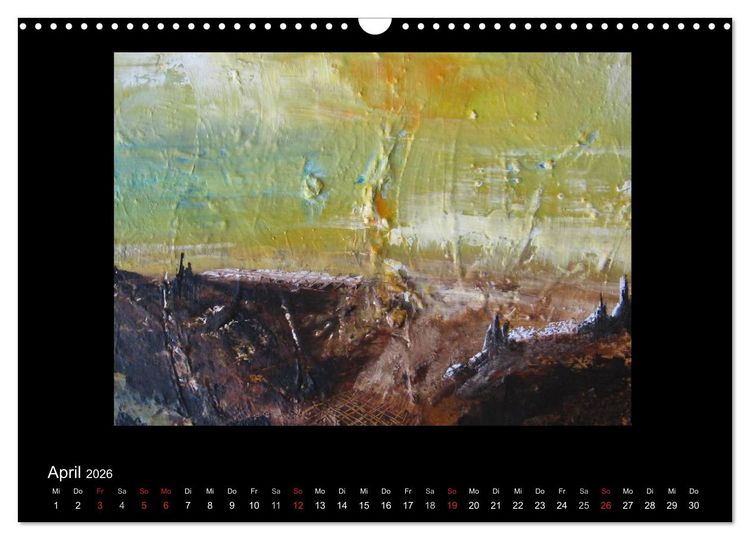 Produktbild: Kunstkalender von Michaela Nagel (Wandkalender 2026 DIN A3 quer), CALVENDO Monatskalender