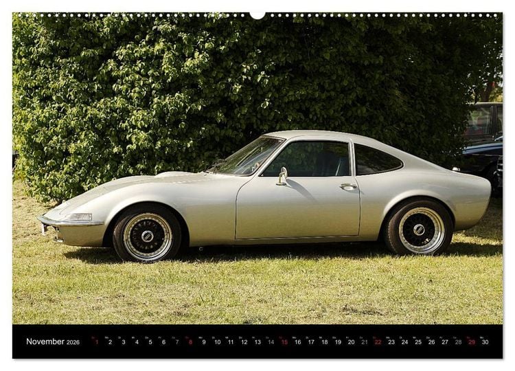 Produktbild: Opel GT Der Kalender (Wandkalender 2026 DIN A2 quer), CALVENDO Monatskalender