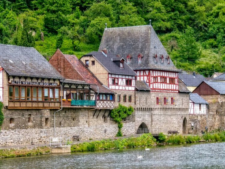 Produktbild: CALVENDO Puzzle Dausenau an der Lahn | 1000 Teile Lege-Gr&ouml;&szlig;e 64x48cm Foto-Puzzle f&uuml;r gl&uuml;ckliche Stunden
