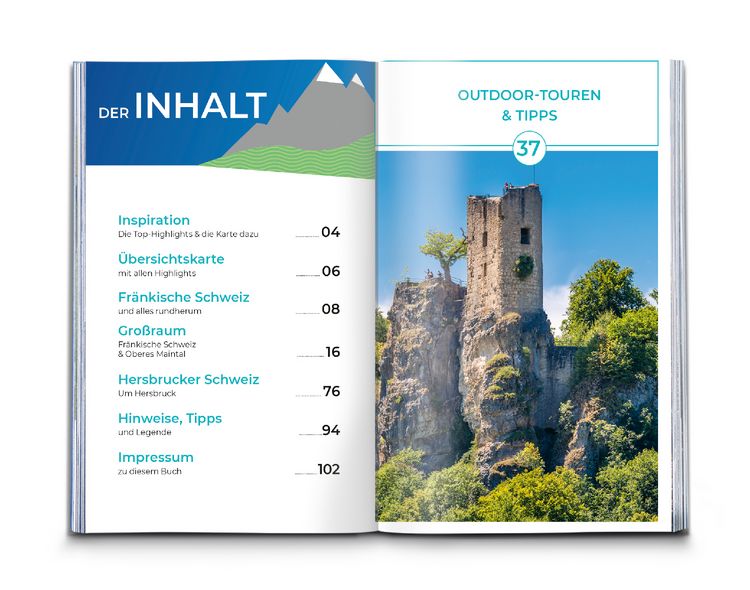 Produktbild: KOMPASS Inspiration Fr&auml;nkische Schweiz