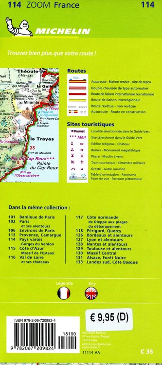 Produktbild: Pays Varois, Verdon Gorges - Zoom Map 114