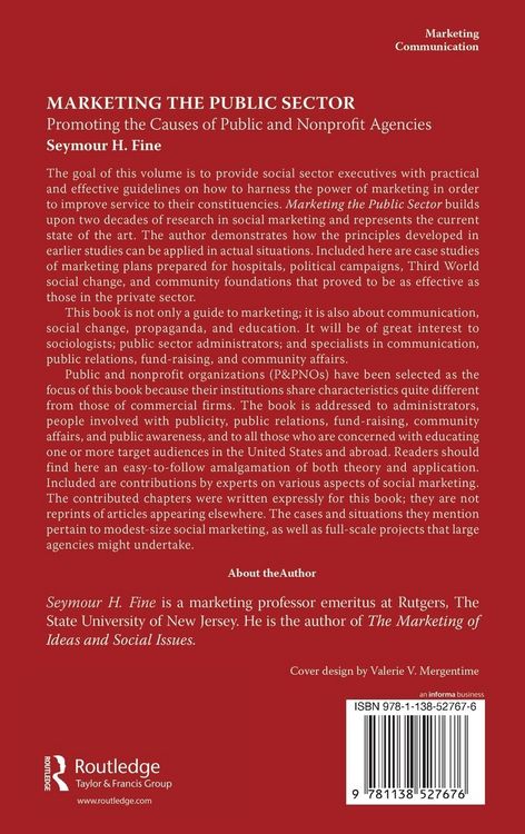 Produktbild: Marketing the Public Sector