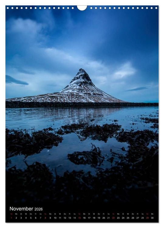 Produktbild: Island - Wundervolle Landschaften (Wandkalender 2026 DIN A3 hoch), CALVENDO Monatskalender