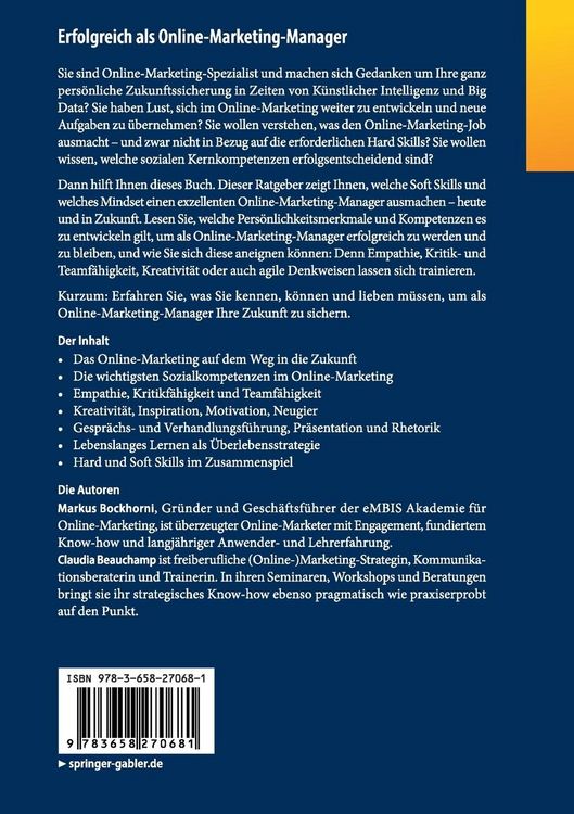 Produktbild: Erfolgreich als Online-Marketing-Manager