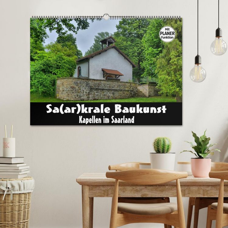 Produktbild: Sa(ar)krale Baukunst - Kapellen im Saarland (Wandkalender 2026 DIN A2 quer), CALVENDO Monatskalender