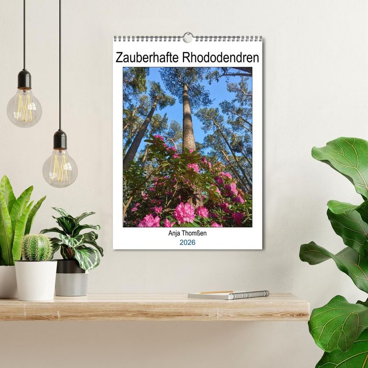 Produktbild: Zauberhafte Rhododendren (Wandkalender 2026 DIN A3 hoch), CALVENDO Monatskalender