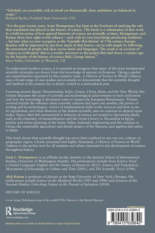 Produktbild: A History of Science in World Cultures