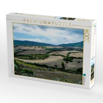 Produktbild: CALVENDO Puzzle Herbstliche Felder auf Sardinien | 1000 Teile Lege-Gr&ouml;&szlig;e 64x48cm Foto-Puzzle f&uuml;r gl&uuml;ckliche Stunden