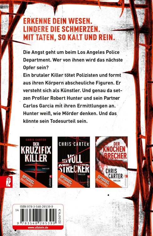Produktbild: Totenk&uuml;nstler / Detective Robert Hunter Band 4