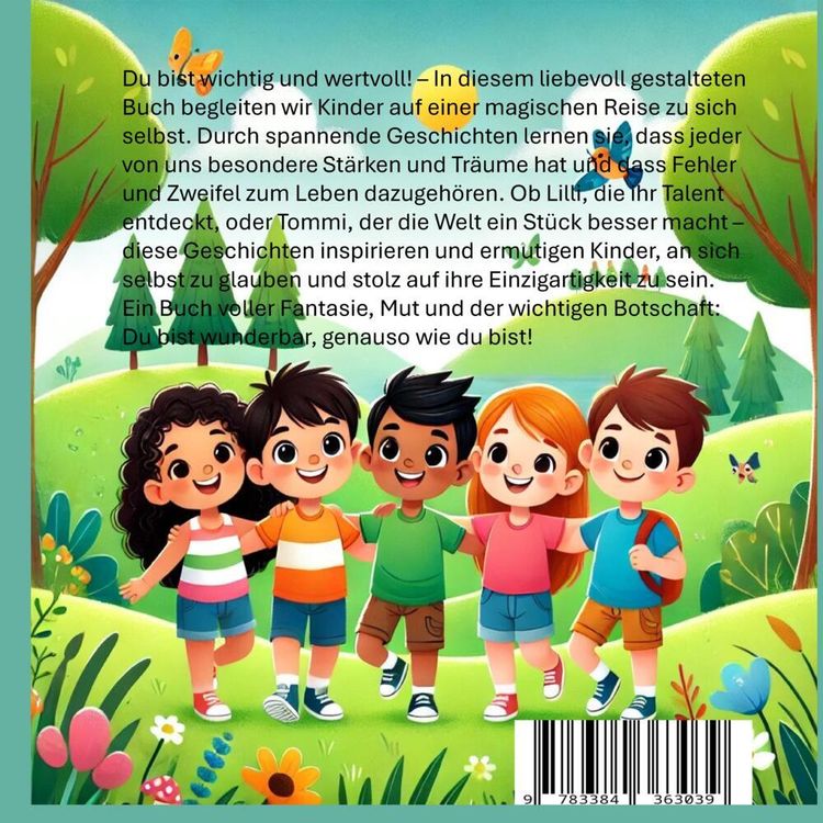 Produktbild: DU BIST WICHTIG UND WERTVOLL! Du bist wichtig und wertvoll: Geschichten &uuml;ber Selbstbewusstsein, Mut und Freundschaft f&uuml;r Kinder