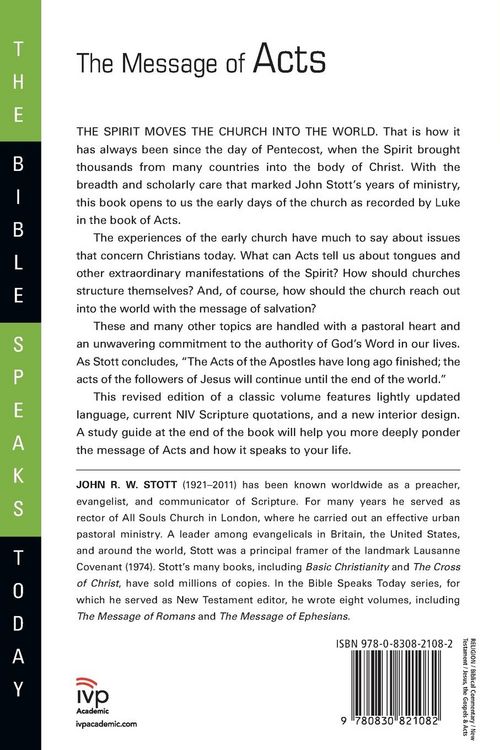 Produktbild: The Message of Acts