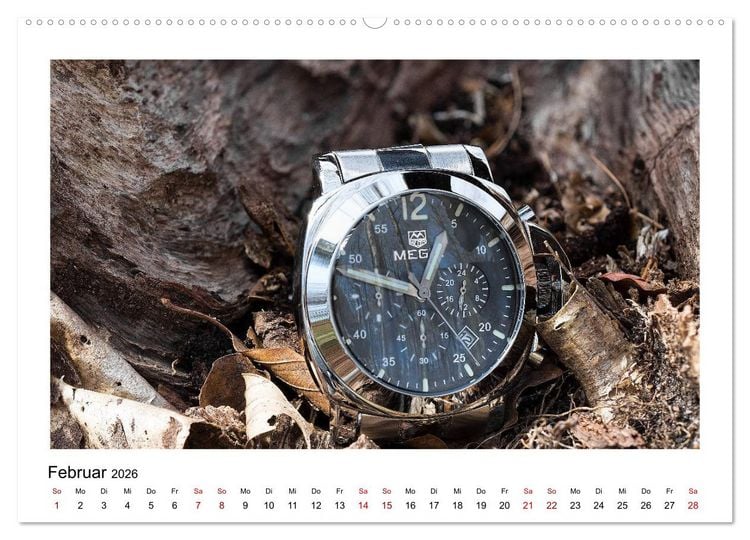 Produktbild: Uhren aus aller Welt - Die Fortsetzung (hochwertiger Premium Wandkalender 2026 DIN A2 quer), Kunstdruck in Hochglanz