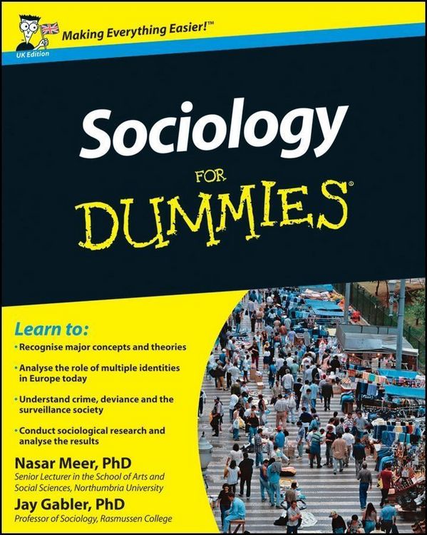 Produktbild: Sociology For Dummies, UK Edition
