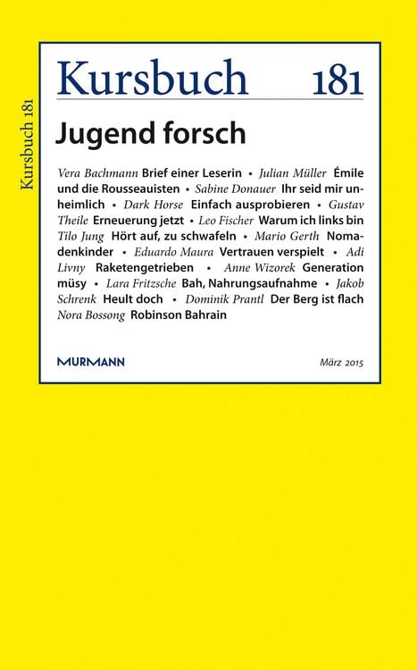 Produktbild: Kursbuch 181