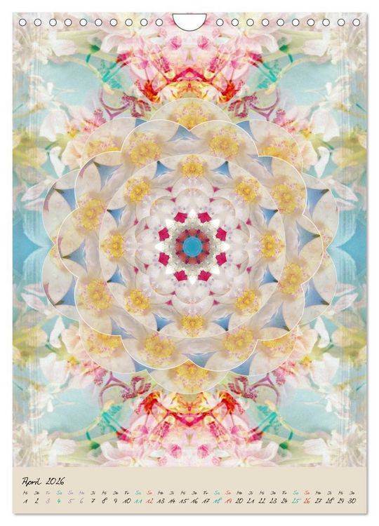 Produktbild: MANDALAS DES LICHTS (Wandkalender 2026 DIN A4 hoch), CALVENDO Monatskalender