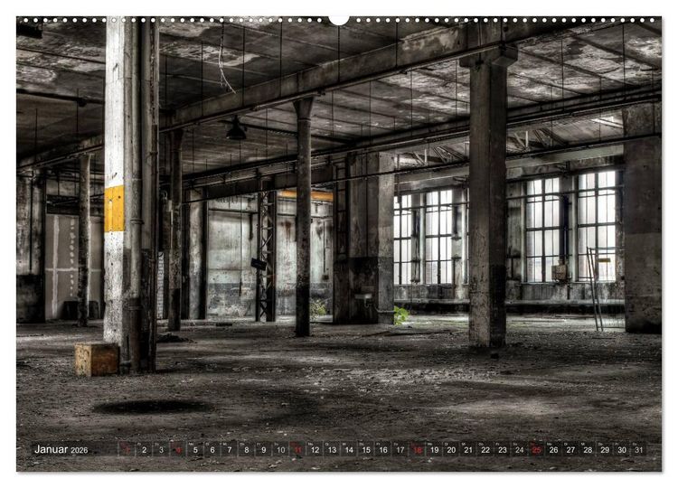 Produktbild: Vergangene Zeiten &ndash; Die K&ouml;lner Clouth-Werke (hochwertiger Premium Wandkalender 2026 DIN A2 quer), Kunstdruck in Hochglanz