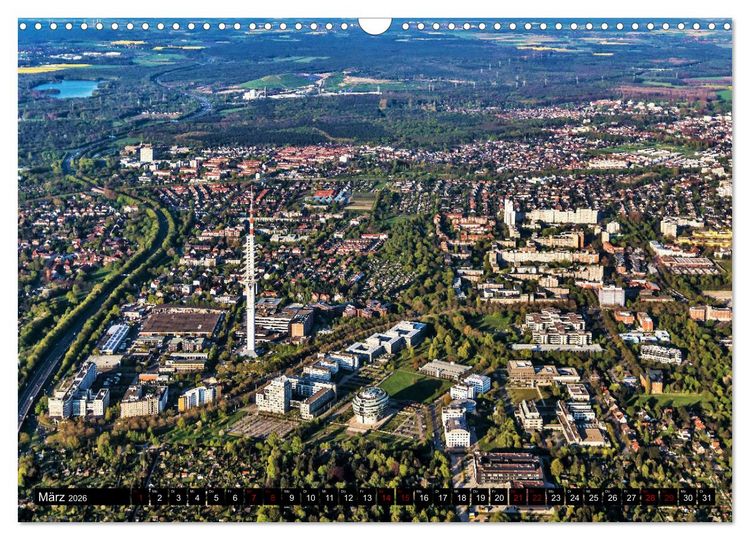 Produktbild: Hannover - Luftige Einblicke (Wandkalender 2026 DIN A3 quer), CALVENDO Monatskalender