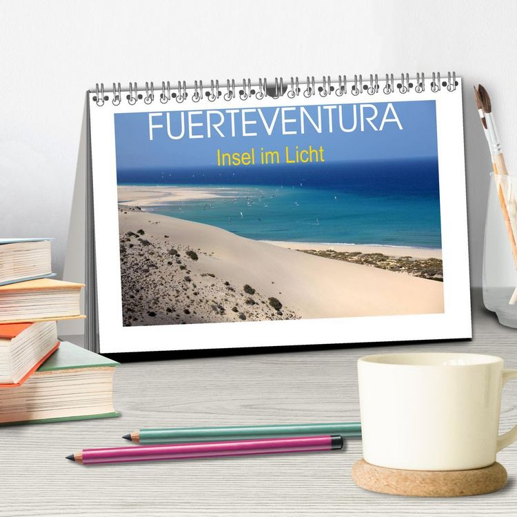 Produktbild: Fuerteventura - Insel im Licht (Tischkalender 2026 DIN A5 quer), CALVENDO Monatskalender