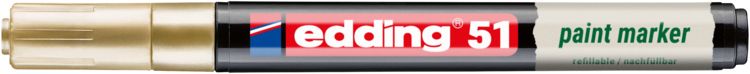 Produktbild: Edding 51 EcoLine 4-51-053 Lackmarker Gold 1 mm, 2mm
