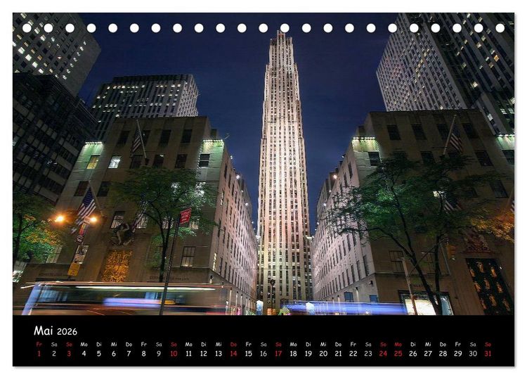 Produktbild: New York (Tischkalender 2026 DIN A5 quer), CALVENDO Monatskalender